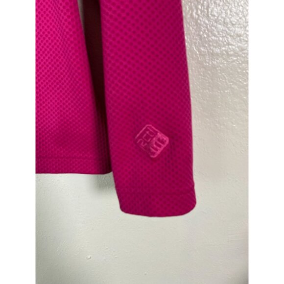 Salomon Pink Womens 1/4 Zip Long Sleeve Top Size Large Magenta Outdoor Mockneck - Picture 4 of 16